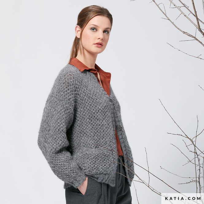 Hovedbilde Jakke i Alpaca Silver. Garnpakke.