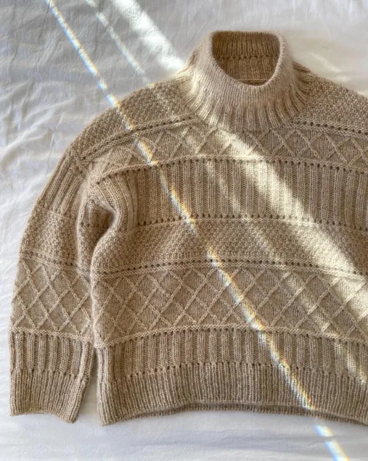 Hovedbilde Ingrid Sweater. Oppskrift.