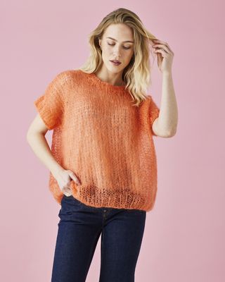 Oversized T-shirt. Oppskrift.