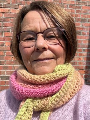 Stella sjal. Oppskrift