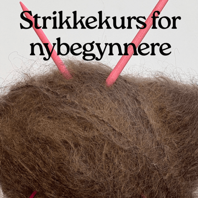 Hovedbilde Strikkekurs for nybegynnere 15. sept.