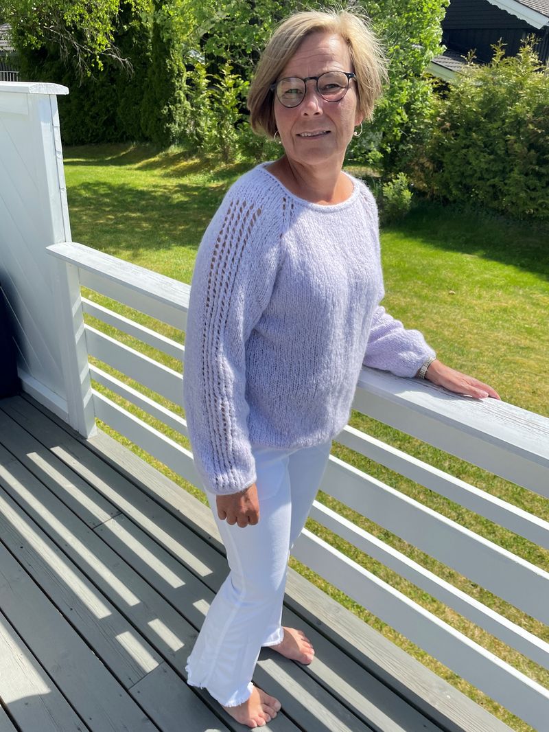 Viola blusen. Garnpakke.