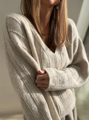 Flow Loop V Neck. Garnpakke