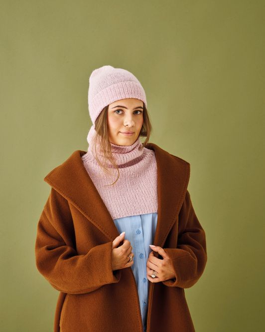 Hovedbilde Lue og hals. Garnpakke.