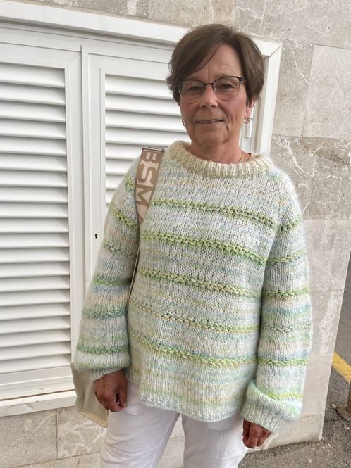 Hovedbilde Anemone genser. Oppskrift.