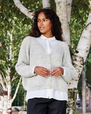 Nanna patentcardigan. Oppskrift